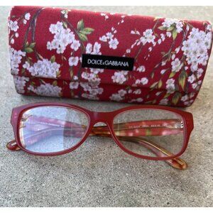 Dolce  Gabana Women’s reading glasses DG3204 2850 floral Red